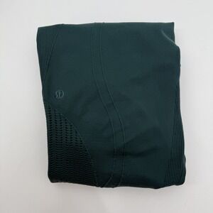 Lululemon Pants Womens 8 Green Seamless Mesh Yoga Cropped‎ Leggings Athletic Gym